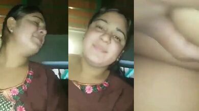 Cute lover bhabhi gets her clean shaved pussy pumped