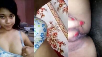 Assamese village girl hot boobs and pussy selfie