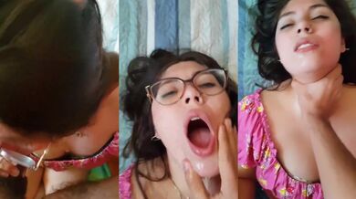 North Indian bhabhi sucks on fat tamil cock