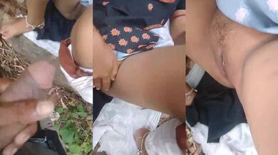 Desi lovers hot jungle chudai (full sexy mms clip)