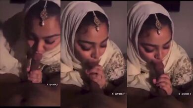 Bangladeshi muslim bhabhi sucking ex lover’s black dick