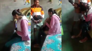 Punjabi whore aunty shared young niece with boyfriend