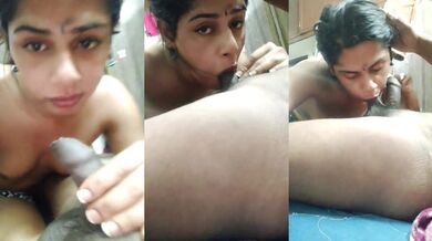 Kannada shemale sucks cock deep again