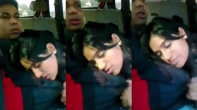 Punjabi bhabhi and boss in car blowjob mms