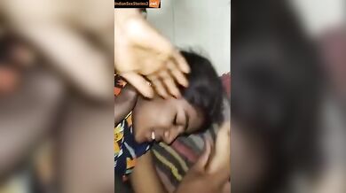 Young tamil girlfriend hot blowjob mms clip