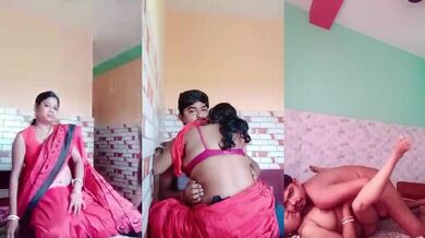 Busty dehati bhabhi and young lover full sexy mms