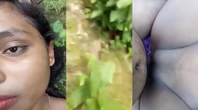 Hot Bihari girl jungle fucking Bhojpuri mms video