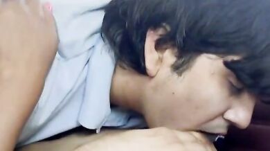 Divorced aunty having car sex with young guy