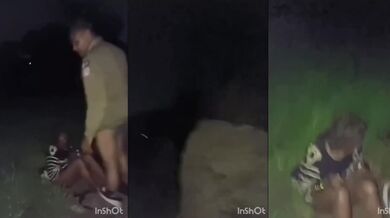 Pakistani police guy caught fucking a begger aunty