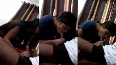 Punjabi speaking girl gets jaw pain with blowjob