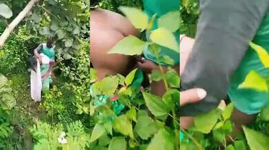 Young bihari girl gangbang fucking in jungle sex video