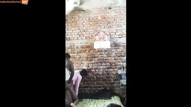 2 Indian guys fucking hot lady – Village wife sharing threesome