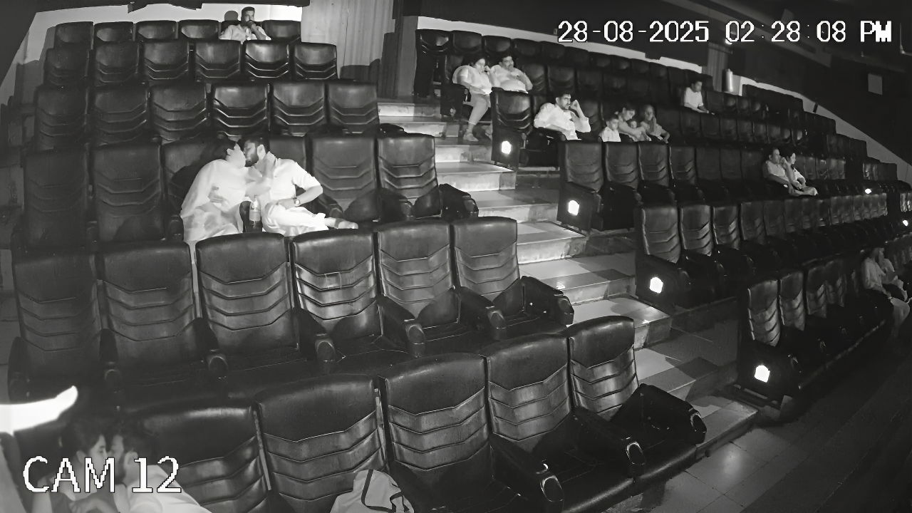 Desi Cinema Hall Part 2: Aunty Bhabhi Steamy MMS Viral Clip